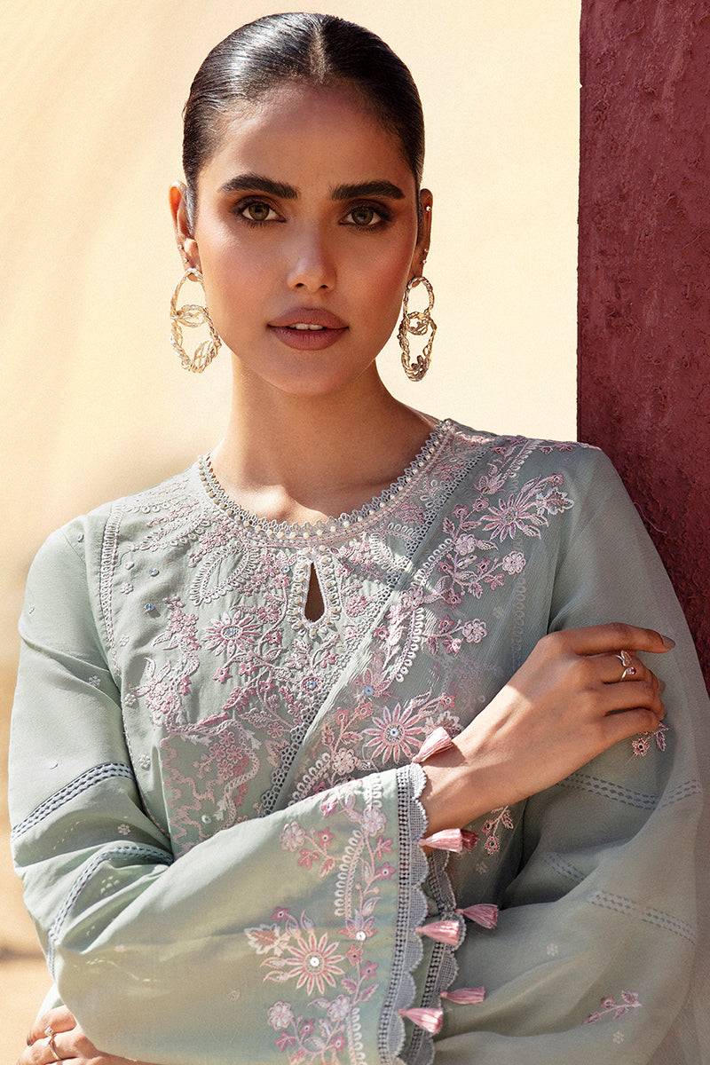 Cross Stitch | Eid Lawn 24 | MYSTIC VERVE - Pakistani Designer Dress - by Cross Stitch | Type: Luxury - 100% Original at Saira Sultan