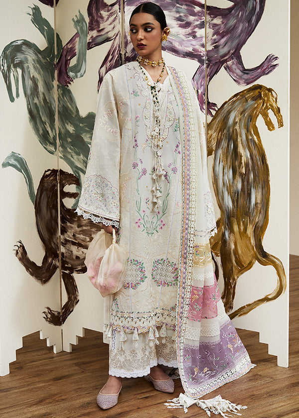 Suffuse | Eid Lawn 25 | JARA XS Off White Lawn