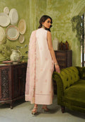 Zarqash | Tresor Luxury Lawn 24 | ZQT 003 FLORA - Pakistani Designer Dress - by Zarqash | Type: Luxury - 100% Original at Saira Sultan