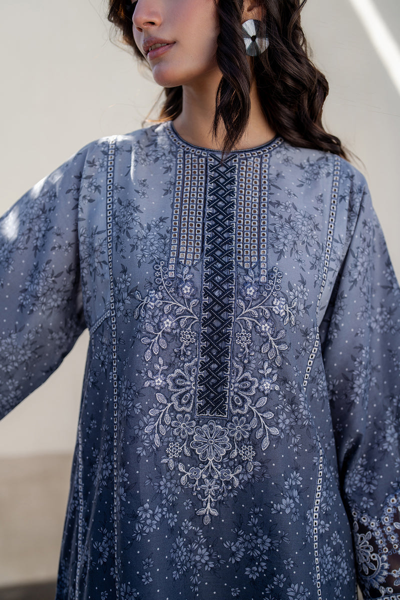 Baroque | Luxury Pret 25 | UF-4088 M Blue Lawn
