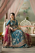 Qalamkar | Dilnaz Wedding Formals | DN-02 SABRINA - Pakistani Designer Dress - by Qalamkar | Type: Bridal - 100% Original at Saira Sultan