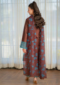 Fozia Khalid | Silk Spire | COCOA S Brown Raw Silk