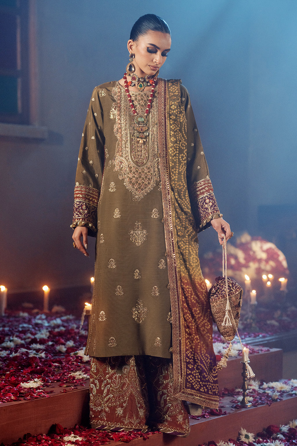 AJR Couture | The Silk Edition 25 | NOORAY XS Dull Gold Raw Silk