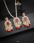 Adella's Necklace Golden Red