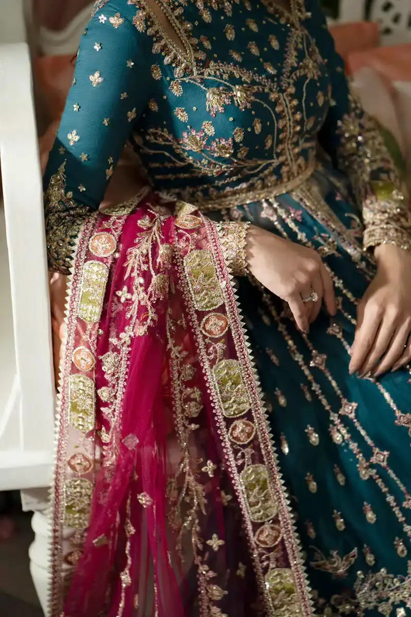 Qalamkar | Dilnaz Wedding Formals | DN-02 SABRINA - Pakistani Designer Dress - by Qalamkar | Type: Bridal - 100% Original at Saira Sultan