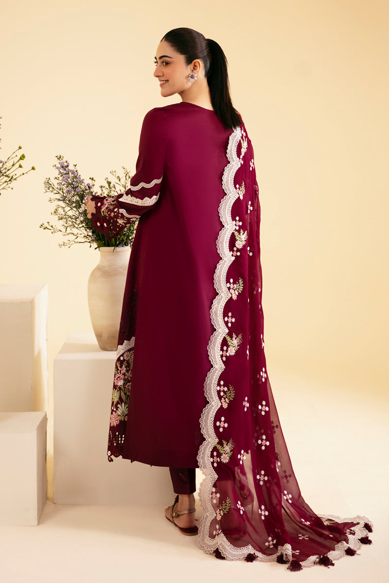 Qalamkar | Qlinekari Luxury Lawn | SQ-11 ZENAL -  Qalamkar Luxury -  Saira Sultan