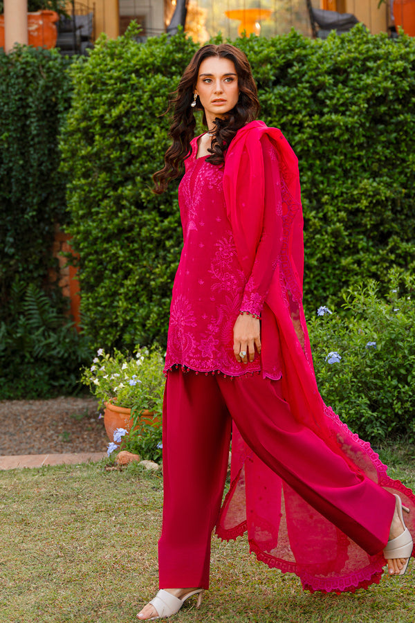 Enzo | Leia Silk Pret | Amelie M Candy Pink Korean Raw Silk