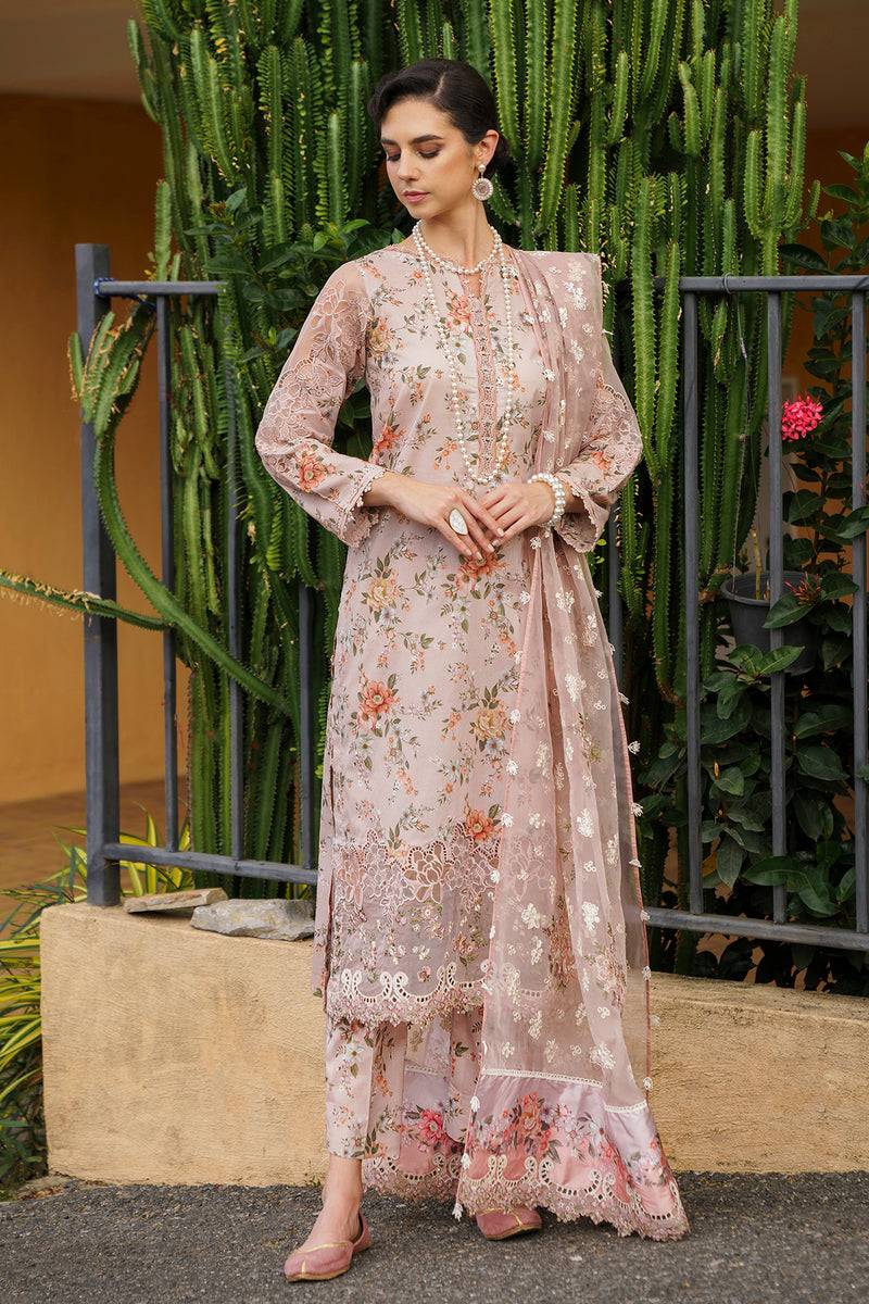 Baroque | Luxury Pret 24 | LAWN UF-585 - Pakistani Designer Dress - by Baroque | Type: Luxury - 100% Original at Saira Sultan
