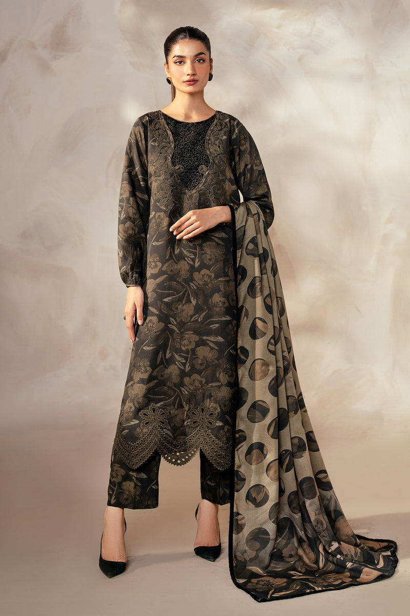 Baroque | Luxury Pret 24 | UF-4030 XS Black Khaddar