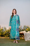 Aabyaan | Shezlin Chikankari Ramadan Edit 25 | ESLEM (AR-11) XS Teal Lawn