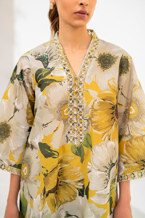 Baroque | Luxury Pret 24 | LAWN UF-669 - Pakistani Designer Dress - by Baroque | Type: Luxury - 100% Original at Saira Sultan