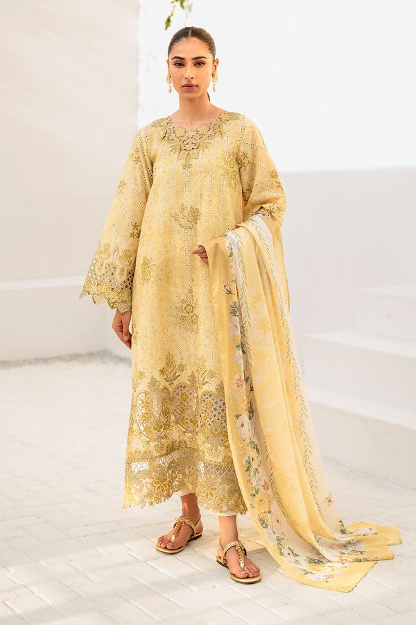 Baroque | Luxury Pret 24 | LAWN UF-670 - Pakistani Designer Dress - by Baroque | Type: Luxury - 100% Original at Saira Sultan