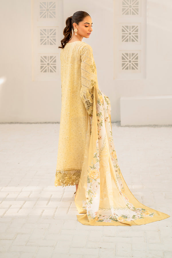Baroque | Luxury Pret 24 | LAWN UF-670 - Pakistani Designer Dress - by Baroque | Type: Luxury - 100% Original at Saira Sultan
