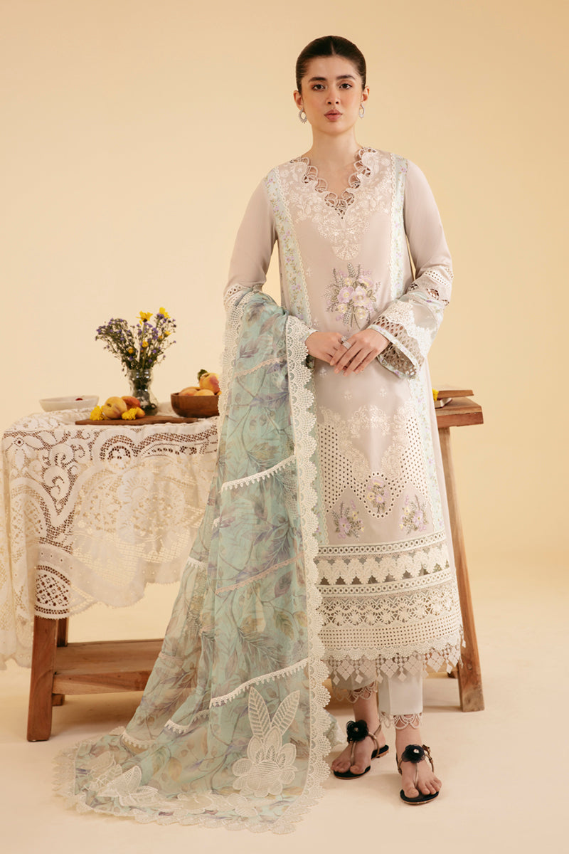 Qalamkar | Qlinekari Luxury Lawn | SQ-13 AYSEL -  Qalamkar Luxury -  Saira Sultan
