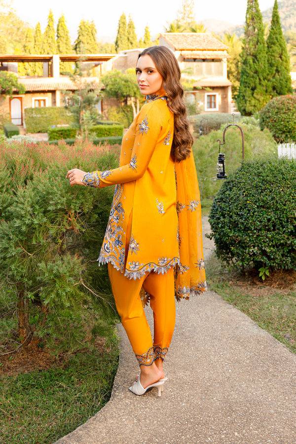 Enzo | Leia Silk Pret | Estella - Pakistani Designer Dress - by Hoorain Designer Wear | Type:  - 100% Original at Saira Sultan