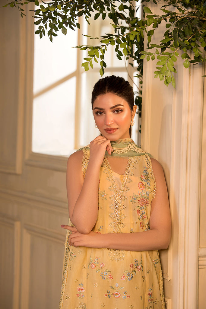Sobia Nazir | Vital Lawn 25 | 1B L Beige Lawn