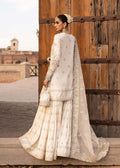 Akbar Aslam | Dastaan Luxury Formals | Roshaneh S Off White Silk