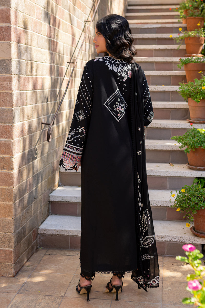 Qalamkar | Q Line Lawn 25 | QM-04 Gigi XS Black Lawn