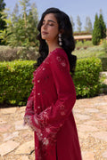 Qalamkar | Q Line Lawn 25 | QM-15 Soha XL Red Lawn
