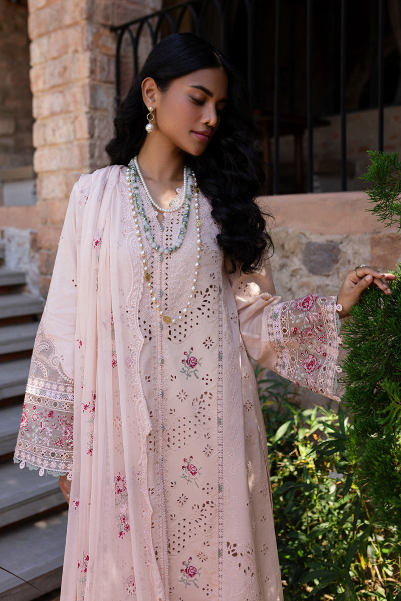 Qalamkar | Q Line Lawn 25 | QM-14 Neha L Pink Lawn