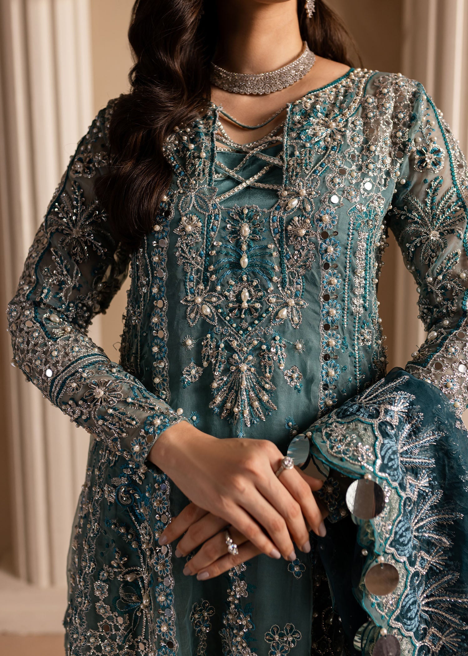 Maria Osama Khan | Lamhay Wedding Festive | Sumbul M Frock