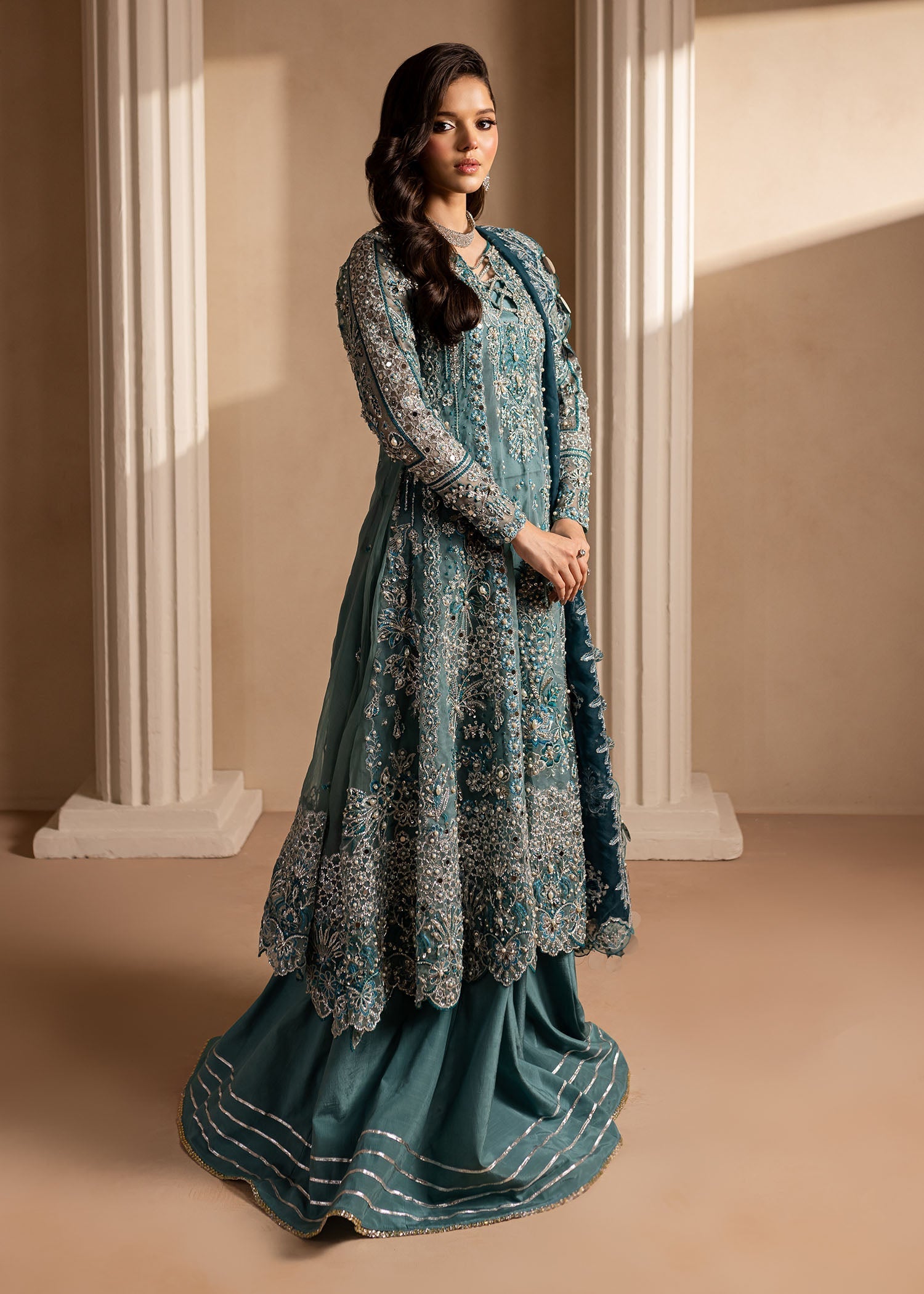 Maria Osama Khan | Lamhay Wedding Festive | Sumbul XL Frock