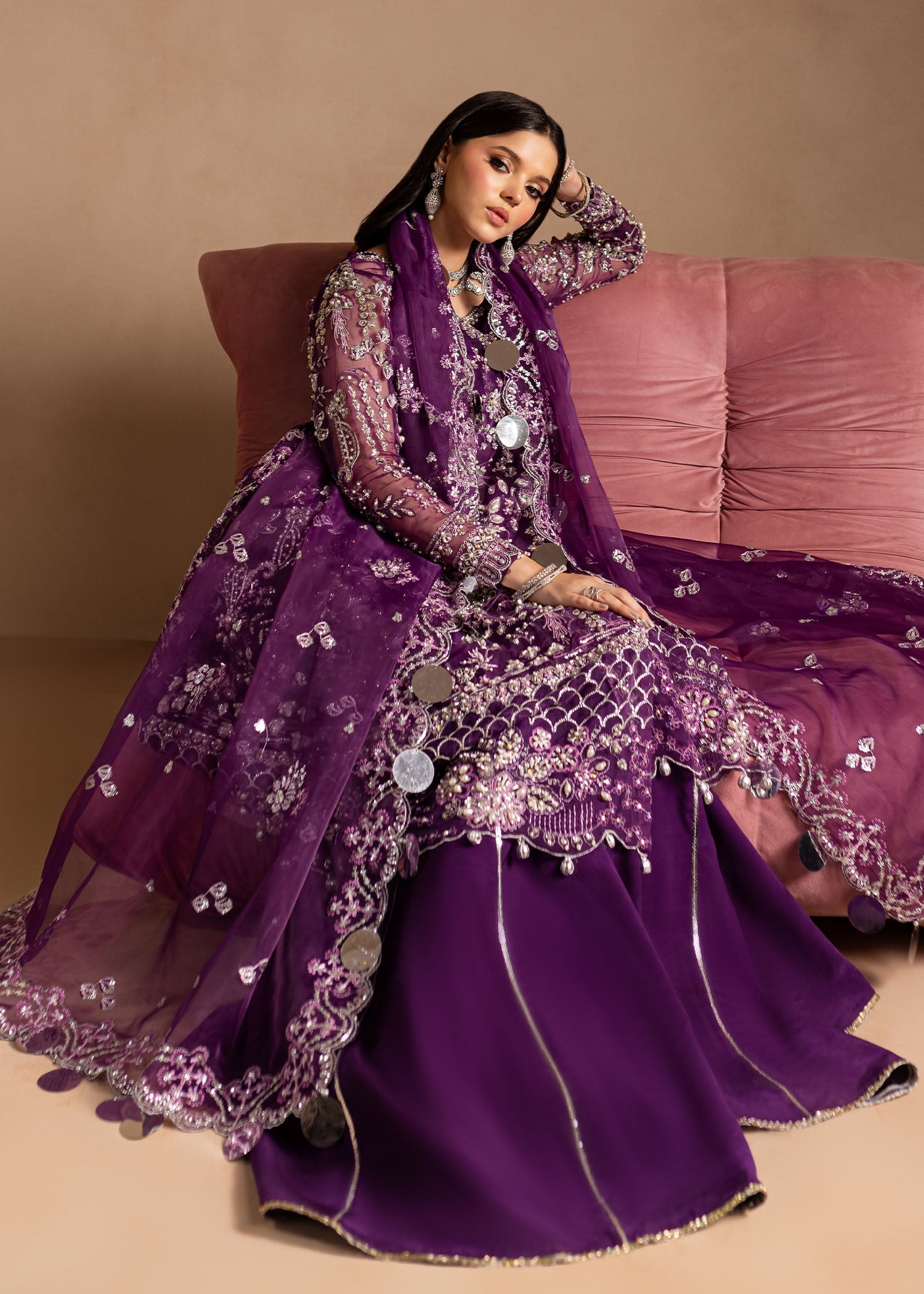 Maria Osama Khan | Lamhay Wedding Festive | Sheesham L Angrakha