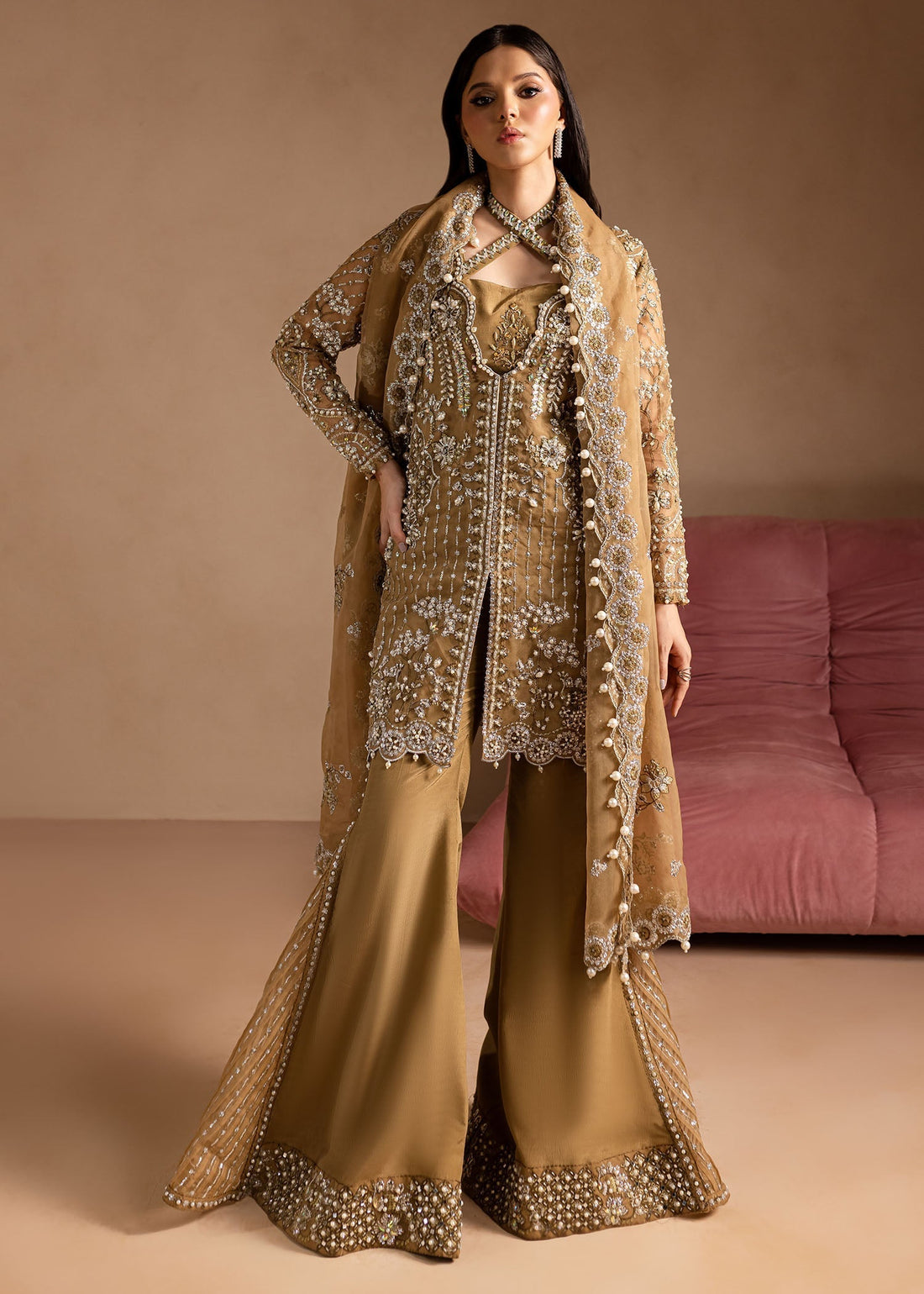 Maria Osama Khan | Lamhay Wedding Festive | Sabahat -  Farasha Formal -  Saira Sultan
