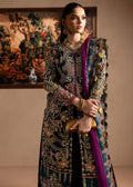 Maria Osama Khan | Lamhay Wedding Festive | Zumar Custom Size Long Open Jacket with Lehnga