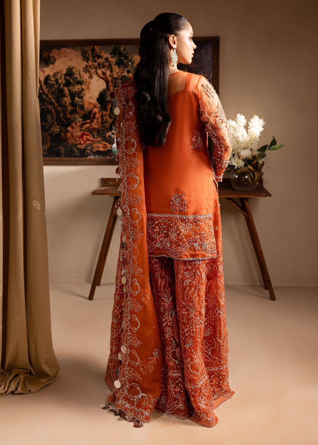 Maria Osama Khan | Lamhay Wedding Festive | Gulnaar XS Short Shirt