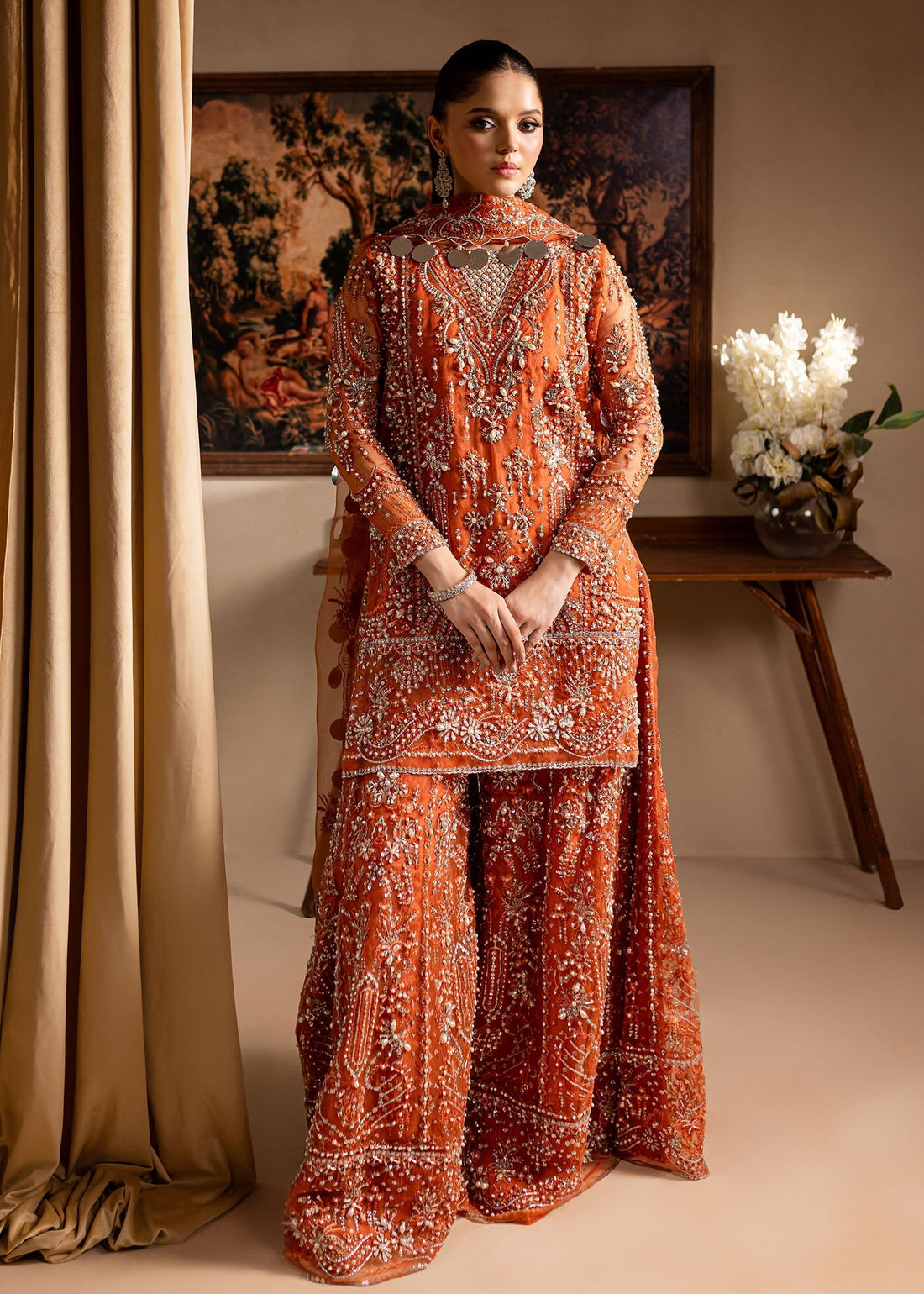 Maria Osama Khan | Lamhay Wedding Festive | Gulnaar XS Short Shirt