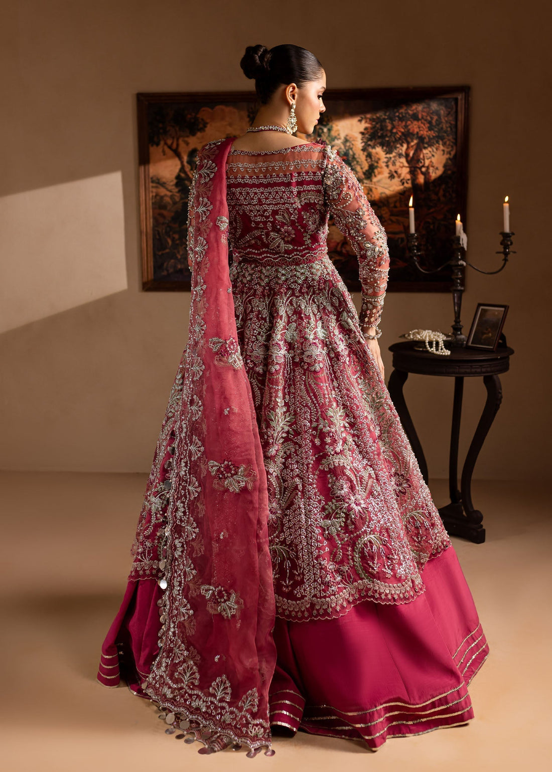 Maria Osama Khan | Lamhay Wedding Festive | Nayab XS Frock with Lehnga