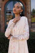 Qalamkar | Q Line Lawn 25 | QM-18 Feeha Custom Size White Lawn