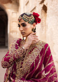 Akbar Aslam | Dastaan Luxury Formals | Gulebahar M Magenta Silk