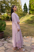 Qalamkar | Q Line Lawn 25 | QM-05 Cecilia S Lilac Lawn