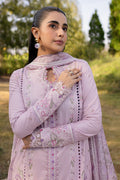 Qalamkar | Q Line Lawn 25 | QM-05 Cecilia M Lilac Lawn
