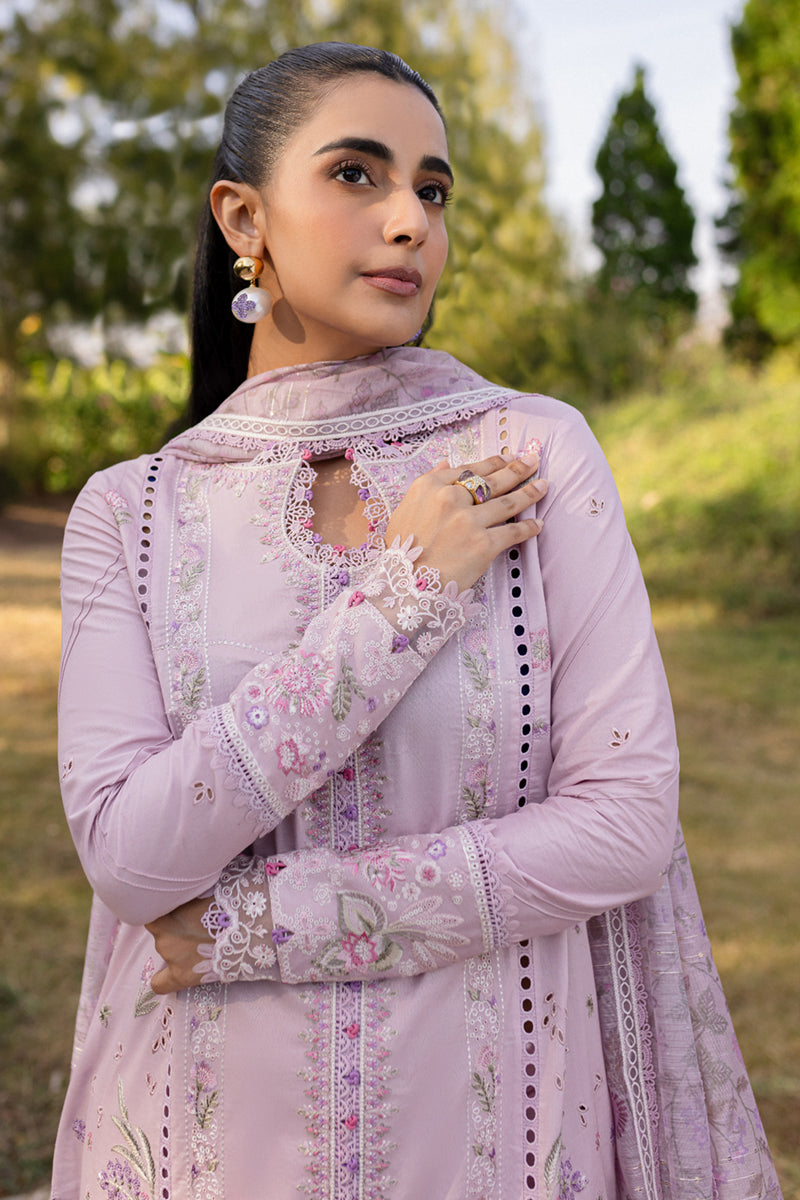 Qalamkar | Q Line Lawn 25 | QM-05 Cecilia M Lilac Lawn