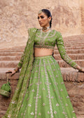 Akbar Aslam | Dastaan Luxury Formals | Nashmira M Green Silk