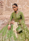 Akbar Aslam | Dastaan Luxury Formals | Nashmira Custom Size Green Silk