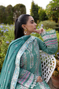 Qalamkar | Q Line Lawn 25 | QM-06 Omi XL Mint Green Lawn