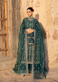 Akbar Aslam | Dastaan Luxury Formals | Nazgul Custom Size Sea Green Silk