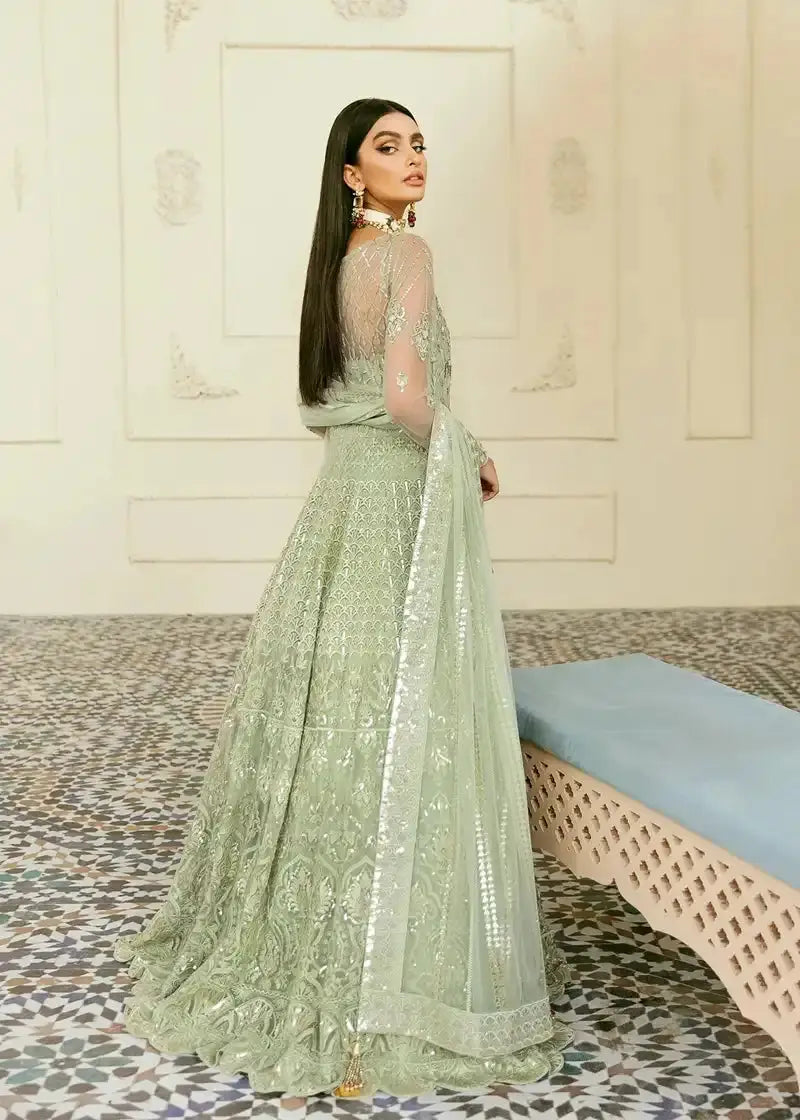 Akbar Aslam | Elinor Formals Vol 1| Florican - Pakistani Designer Dress - by Akbar Aslam | Type: Bridal - 100% Original at Saira Sultan
