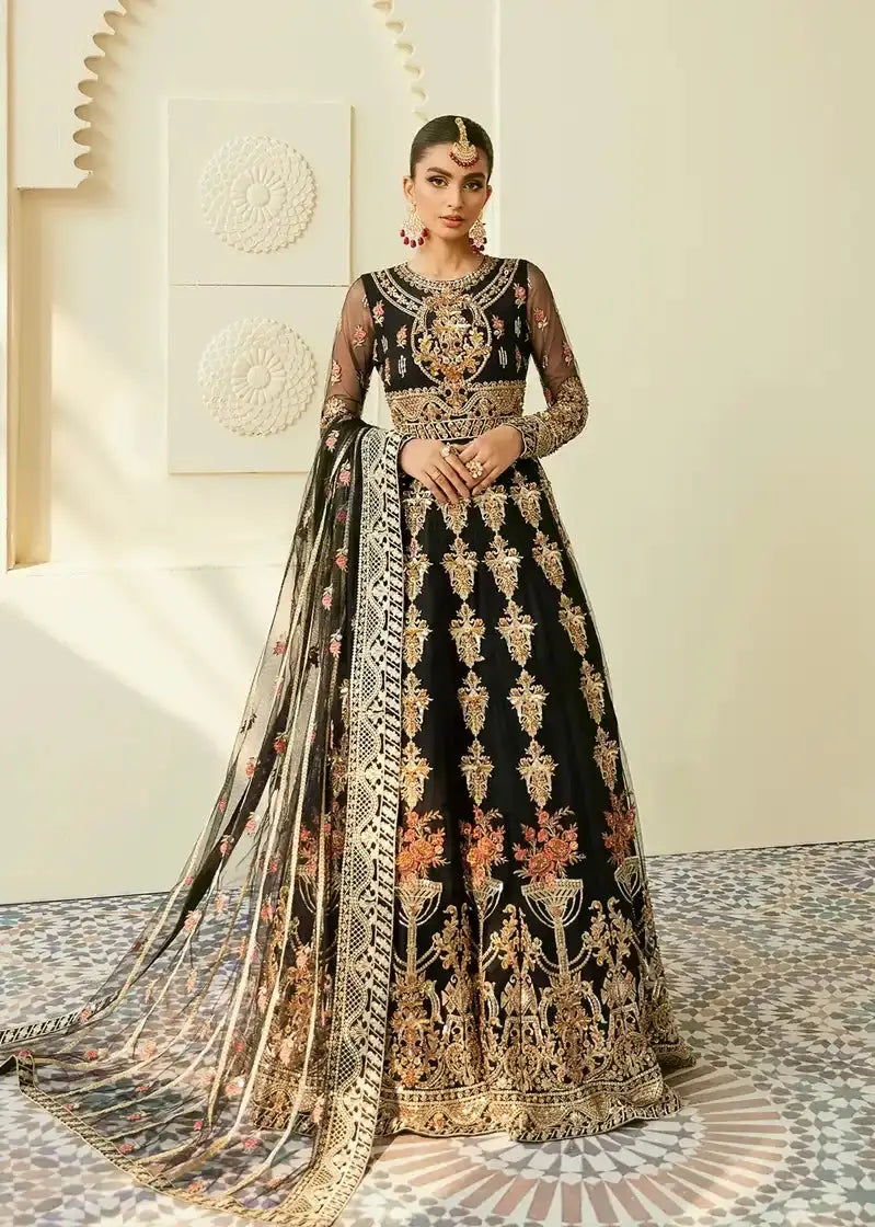Akbar Aslam | Elinor Formals Vol 1| Murelet - Pakistani Designer Dress - by Akbar Aslam | Type: Bridal - 100% Original at Saira Sultan
