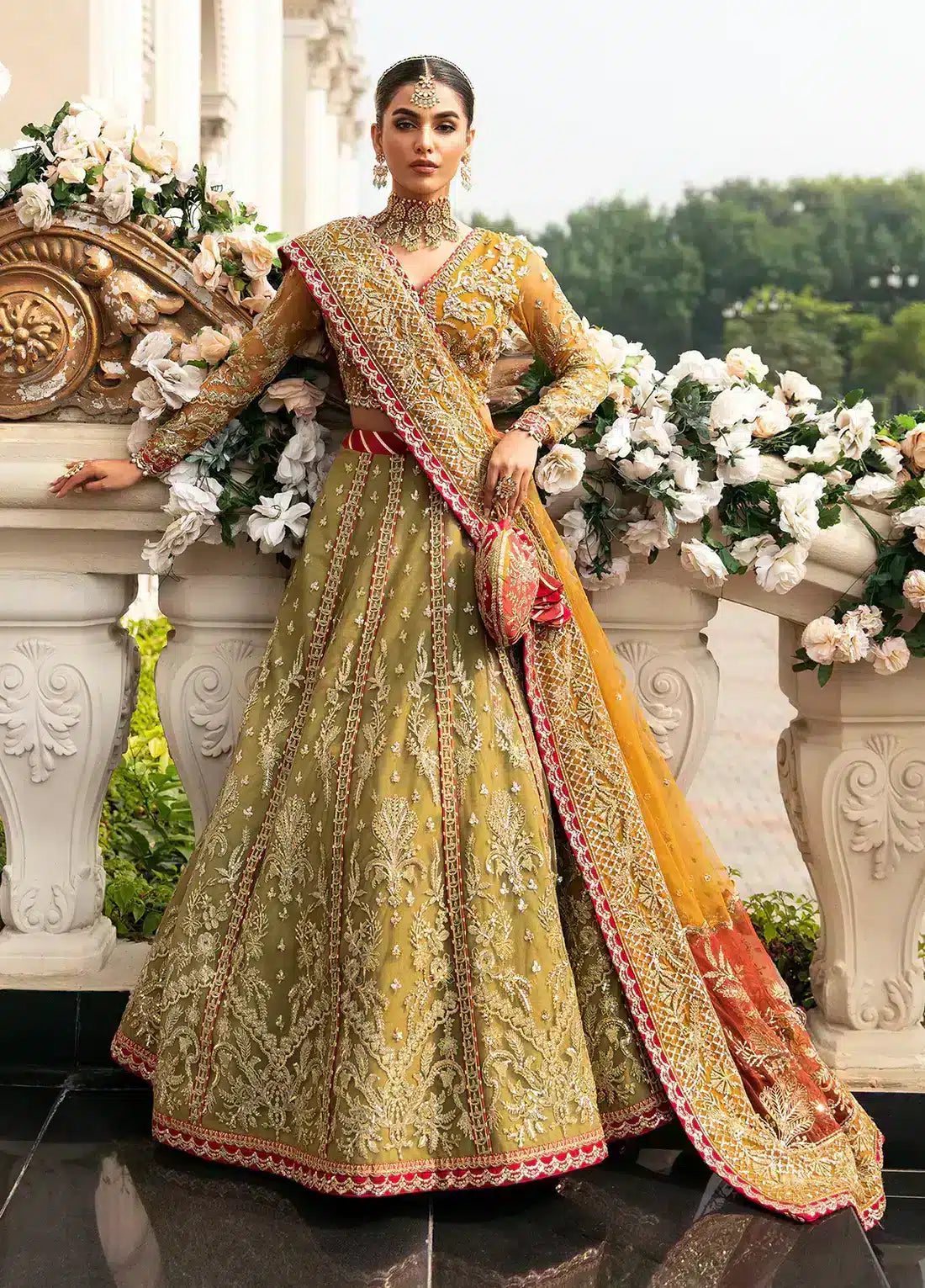 Gulaal | Wedding Collection 23 | DIYA (GL-WU-23V1-01) - Pakistani Designer Dress - by Gulaal | Type: Bridal - 100% Original at Saira Sultan