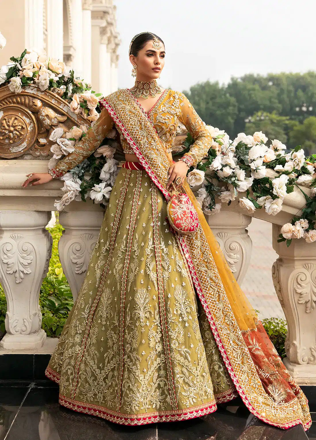 Gulaal | Wedding Collection 23 | DIYA (GL-WU-23V1-01) - Pakistani Designer Dress - by Gulaal | Type: Bridal - 100% Original at Saira Sultan