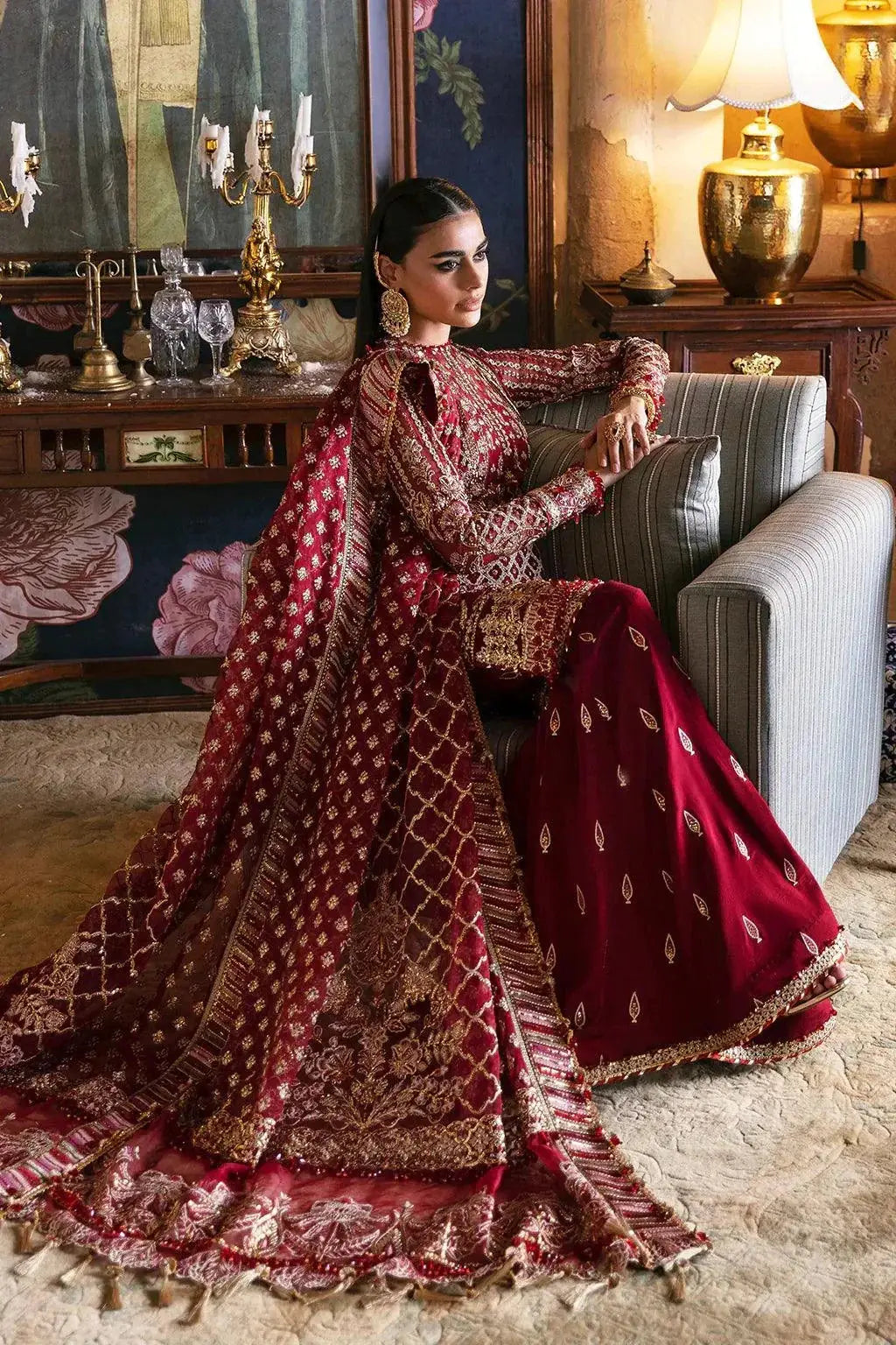 Afrozeh | Hayat Wedding Formals 23 | Dabeer - Pakistani Designer Dress - by Afrozeh | Type: Bridal - 100% Original at Saira Sultan