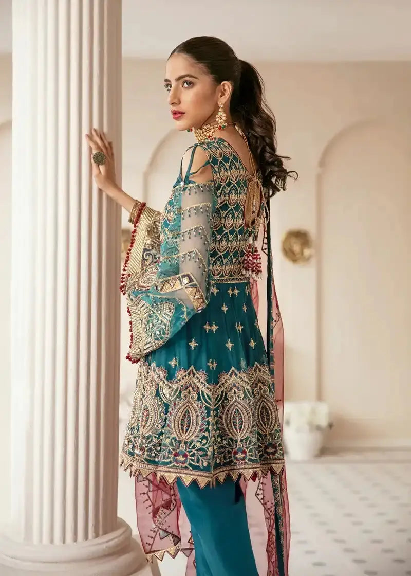 Akbar Aslam | Raqs Collection | Dale - Pakistani Designer Dress - by Akbar Aslam | Type: Formal - 100% Original at Saira Sultan