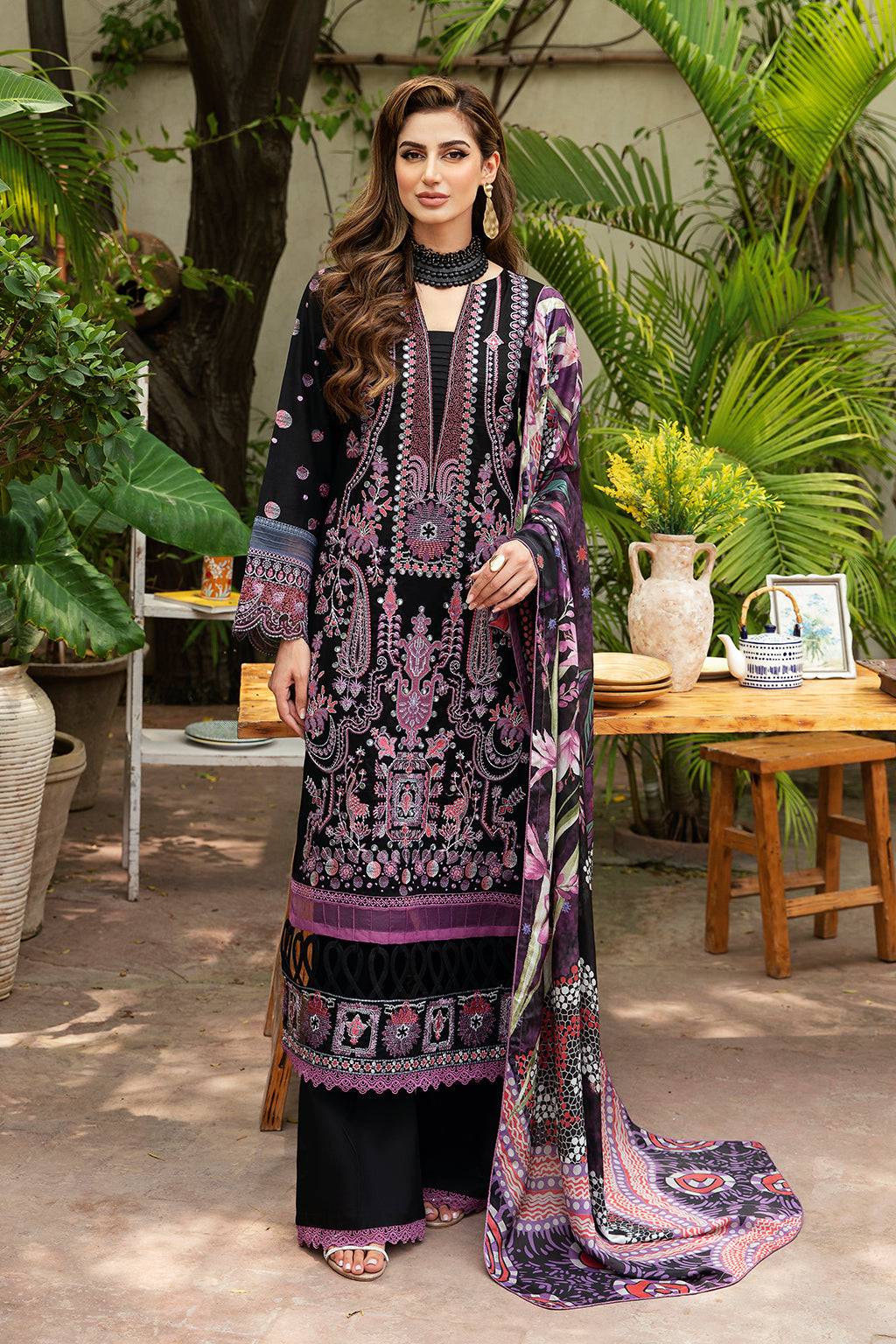 Ramsha | Riwayat Lawn Collection| Y-806 - Pakistani Designer Dress - by Ramsha | Type: Luxury - 100% Original at Saira Sultan