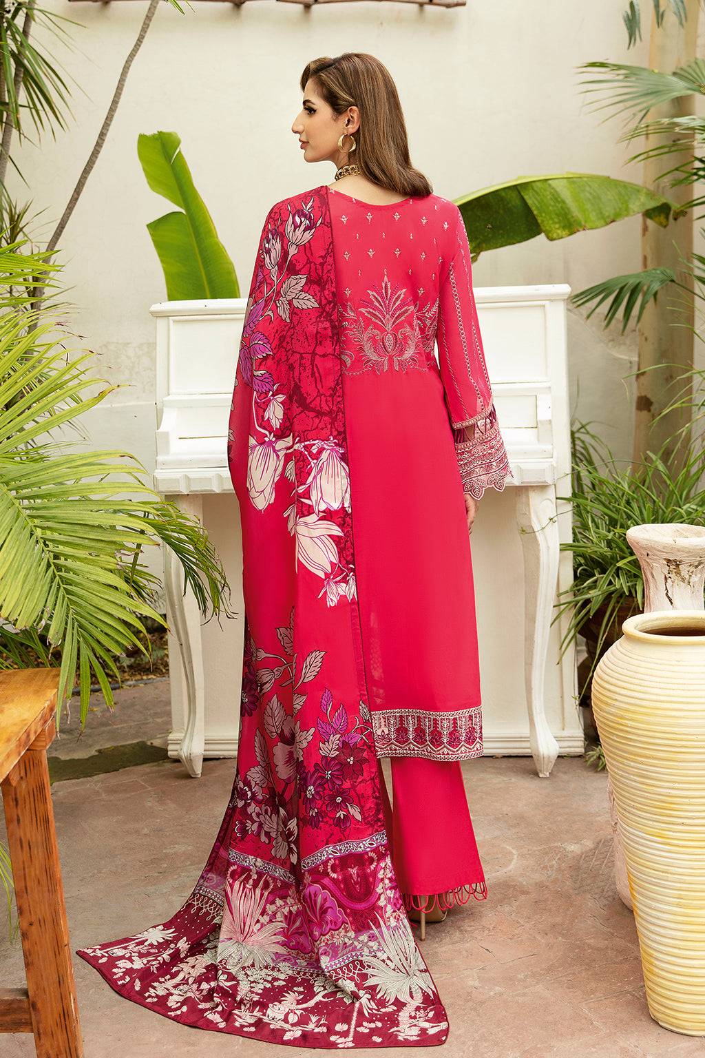 Ramsha | Riwayat Lawn Collection| Y-810 - Pakistani Designer Dress - by Ramsha | Type: Luxury - 100% Original at Saira Sultan