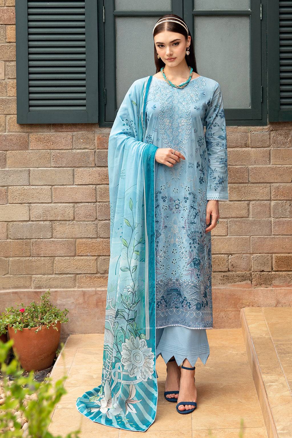 Ramsha | Riwayat Lawn Collection| Y-911 - Pakistani Designer Dress - by Ramsha | Type: Luxury - 100% Original at Saira Sultan